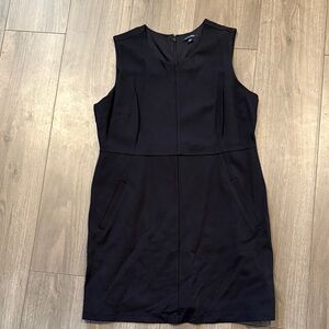 Lands' End Classic Black Mini Dress